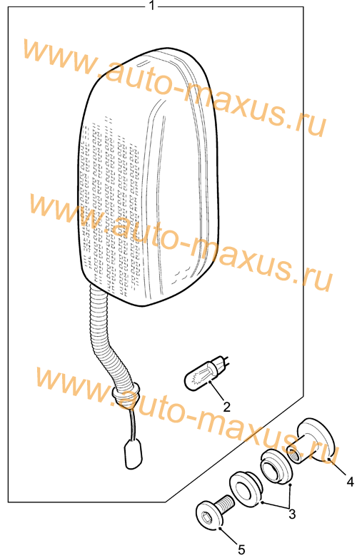 Дополнительный верхний стоп-сигнал LDV Maxus для LDV Maxus, LD 100