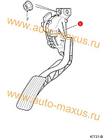 схема Педаль газа для LDV Maxus, LD 100