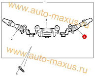 схема Переключатель омыватель на рулевой колонке для LDV Maxus, LD 100