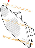 схема Отражатель задний левый для LDV Maxus, LD 100