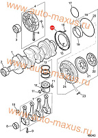 схема Считывающее кольцо коленчатого вала для LDV Maxus, LD 100