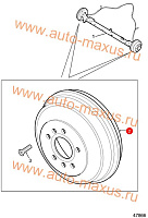 схема Тормозной барабан для LDV Maxus, LD 100