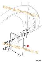 схема Брызговик передний правый для LDV Maxus, LD 100