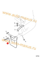 схема Комплект задних брызговиков Максус для LDV Maxus, LD 100