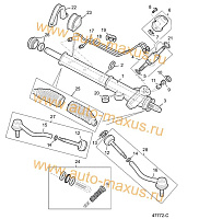 схема Комплект рулевых наконечников для LDV Maxus, LD 100