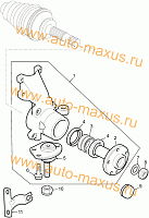 Поворотный кулак, передняя ступица, шаровая опора, подшипник Maxus для LDV Maxus, LD 100