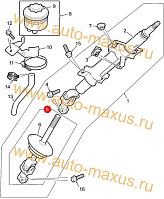 схема Нижний рулевой вал для Maxus для LDV Maxus, LD 100