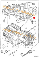 схема Радиатор отопления салона(печка)  для LDV Maxus, LD 100