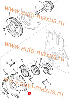 схема Крышка переднего сальника двигателя для LDV Maxus, LD 100