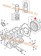 схема Установочный штифт маховика для LDV Maxus, LD 100