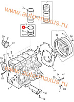 схема Прокладка гильзы 0.25мм  для LDV Maxus, LD 100