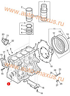 схема Блок цилиндров для LDV Maxus, LD 100