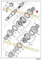 схема Игольчатый роликовый подшипник для LDV Maxus, LD 100