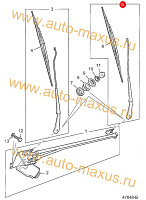схема Поводок стеклоочистителя левый со щеткой в сборе для LDV Maxus, LD 100