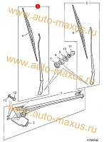 схема Поводок стеклоочистителя правый со щеткой в сборе для LDV Maxus, LD 100