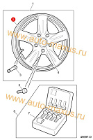 схема Диск колесный легкосплавный 16&quot; аналог для LDV Maxus, LD 100