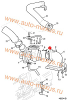 схема Прокладка выпускной трубы турбокомпрессора для LDV Maxus, LD 100