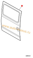 схема Дверь боковая сдвижная правая под стекло Максус для LDV Maxus, LD 100