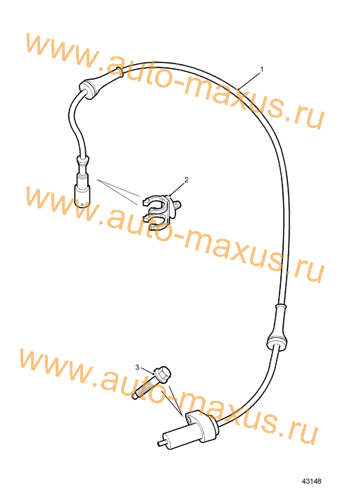 Датчики ABS задние для LDV Maxus, LD 100