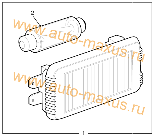 Плафон освещения перчаточного ящика LDV Maxus для LDV Maxus, LD 100