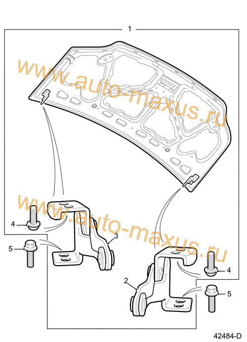 Капот LDV Maxus для LDV Maxus, LD 100