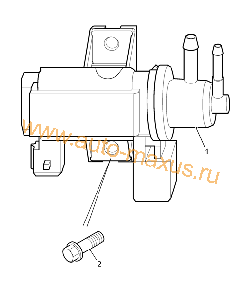 картинка Вакуумный модулятор EGR для Максус ЛДВ, LD 100 оригинальный каталог запчастей LDV Maxus Вакуумный модулятор EGR для LDV Maxus, LD 100