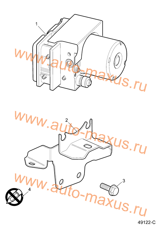 картинка Клапан модулятора ABS для Максус ЛДВ, LD 100 оригинальный каталог запчастей LDV Maxus Клапан модулятора ABS для LDV Maxus, LD 100