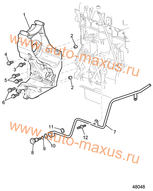 Кронштейн ТНВД, перепускной клапан для LDV Maxus, LD 100