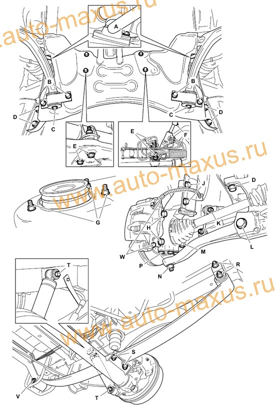 Картинка схем узлов и агрегатов LDV Maxus