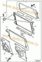 Радиатор LDV Maxus с кондиционером для LDV Maxus, LD 100