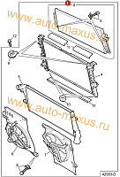 схема Радиатор в сборе для LDV Maxus, LD 100