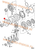 схема Коленчатый вал Б.У. Maxus для LDV Maxus, LD 100