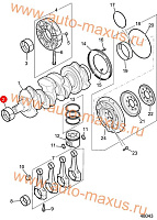 схема Подшипник коленчатого вала передний для LDV Maxus, LD 100