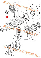 схема Подшипник коленчатого вала 2-4 шейки для LDV Maxus, LD 100
