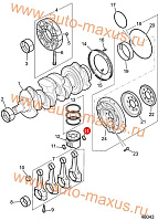 схема Пружинное поршневое стопорное кольцо для LDV Maxus, LD 100