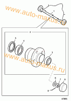 Задняя ступица без ABS для LDV Maxus, LD 100