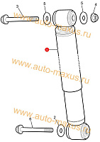 схема Амортизатор задний 3.2 - 3.9т для LDV Maxus, LD 100