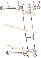 схема Гайка M14 для LDV Maxus, LD 100