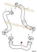 схема Шланг CAC в двигатель для LDV Maxus, LD 100