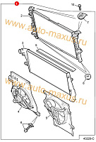 схема Радиатор в сборе для LDV Maxus, LD 100