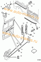 Дверь боковая запорный механизм для LDV Maxus, LD 100