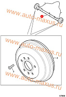 схема Ось в сборе Maxus для LDV Maxus, LD 100