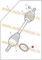 схема Считывающее кольцо ABS для LDV Maxus, LD 100