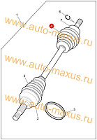 схема Пыльник трипоида внутренний для LDV Maxus, LD 100