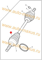 схема Пыльник внешнего ШРУС для LDV Maxus, LD 100