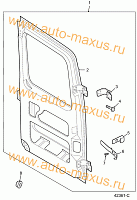 Дверь задняя левая Maxus для LDV Maxus, LD 100