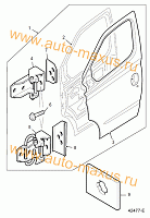 Дверь передняя левая для LDV Maxus, LD 100