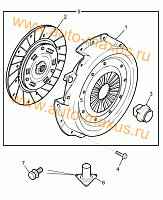 Сцепление. Корзина, диск, выжимной подшипник для LDV Maxus, LD 100