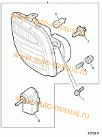 Блок фара головного света LDV Maxus для LDV Maxus, LD 100