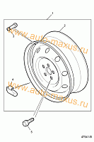 Диск колесный стальной 16" для LDV Maxus, LD 100